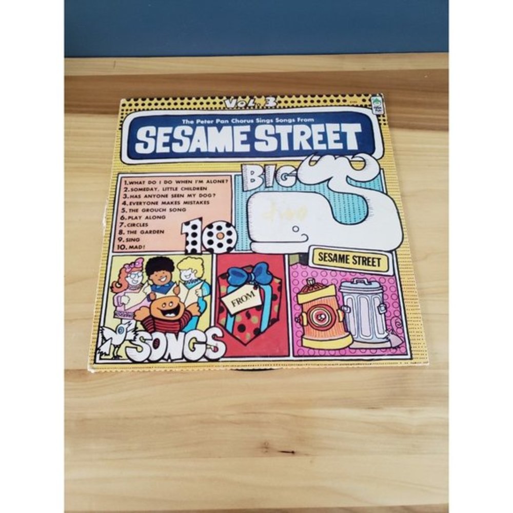 70s Sesame Street Volume 3 Peter Pan Chorus 33 1/2 LP Vinyl‎